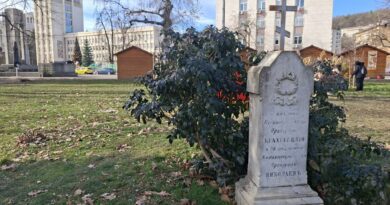 Паметник на прапорщиците Краховецки и Николаев в град Габрово – община Габрово, област Габрово