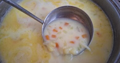 Домашни рецепти – Градинарска млечна супа с тиквички