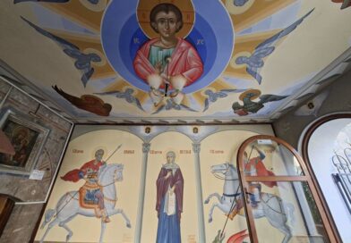 Стенописи в притвора на аязмо „Св. Йоан Кръстител“ към храм „Благовещение Богородично“ в Асеновград (галерия)