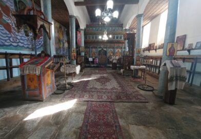 Деисис в храм „Св. Параскева“ (1833 г.) в родопското село Лещен – община Гърмен, област Благоевград
