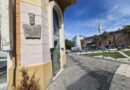 Барелеф на свещеник Никола Белчов в центъра на град Пловдив